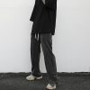 Slit loose terry sweatpants