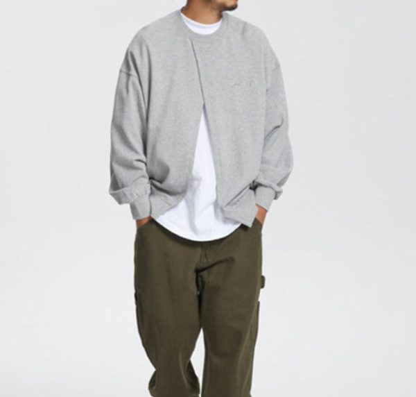 Men's Fashion Deconstruction Bandage Dress Style Sweater